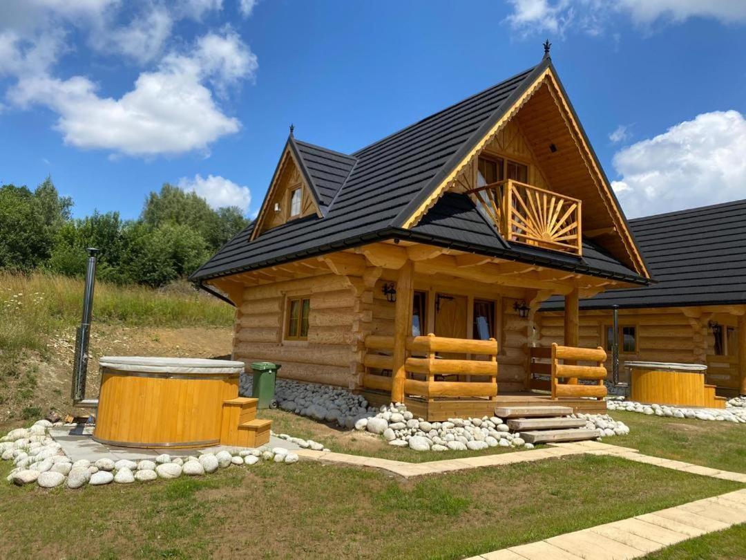 Domki Gorce Klikuszowa Sauna Jacuzzi Exterior photo