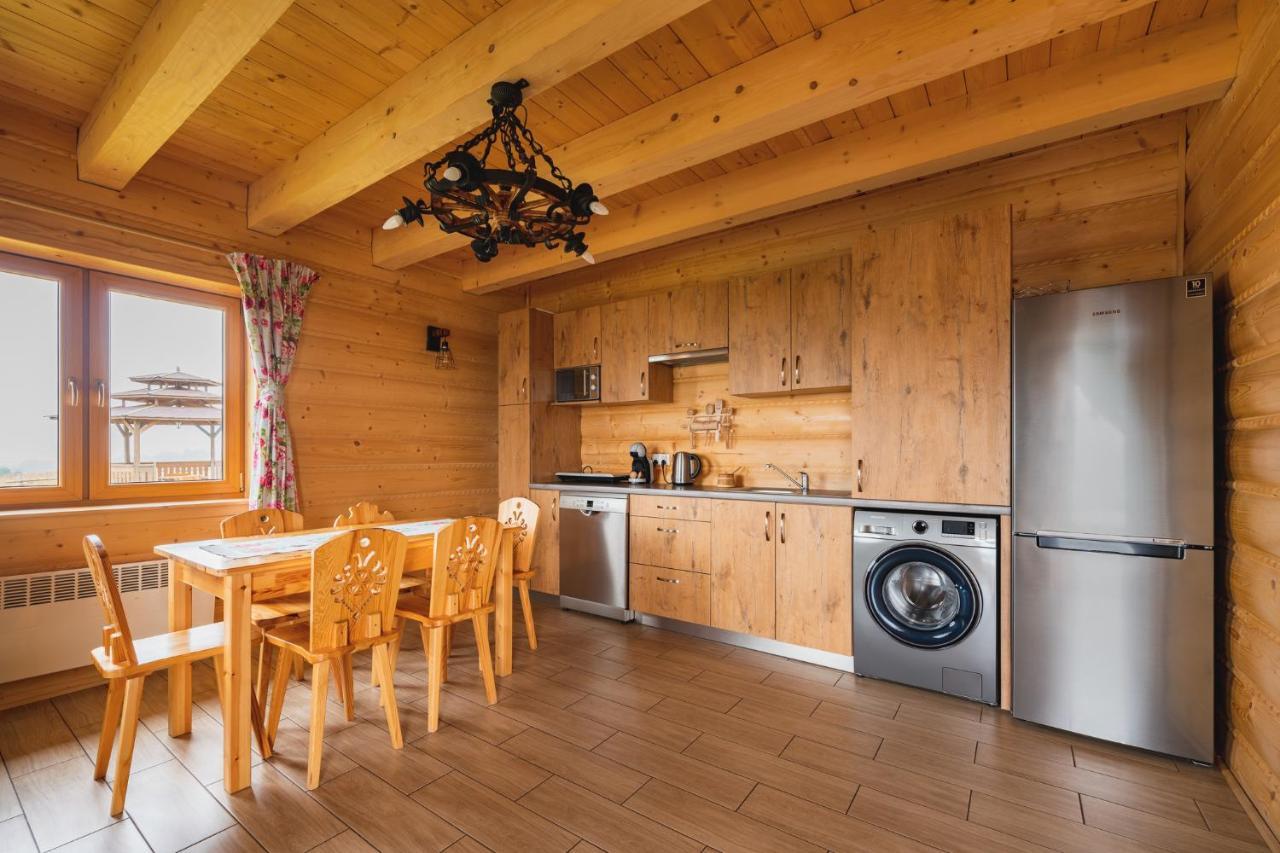 Domki Gorce Klikuszowa Sauna Jacuzzi Exterior photo