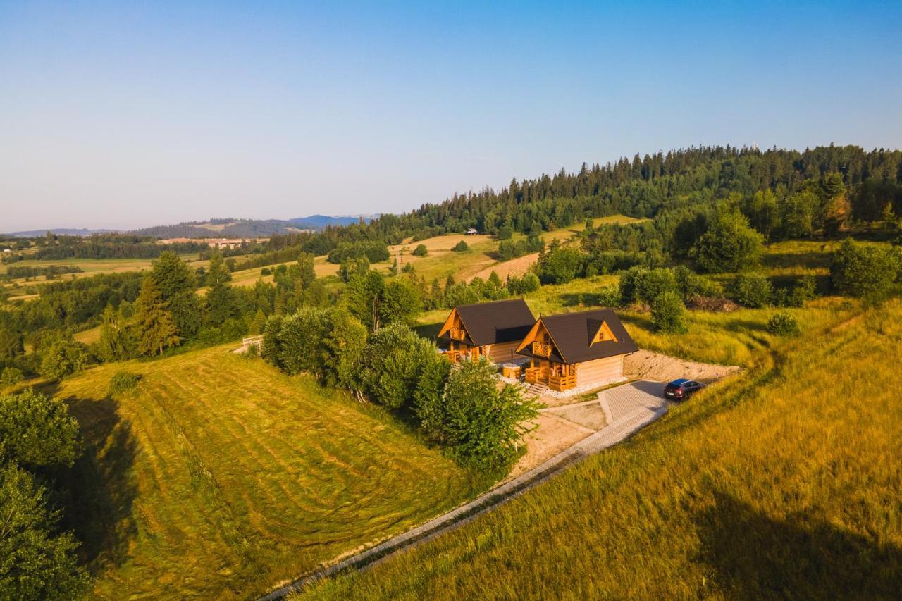 Domki Gorce Klikuszowa Sauna Jacuzzi Exterior photo
