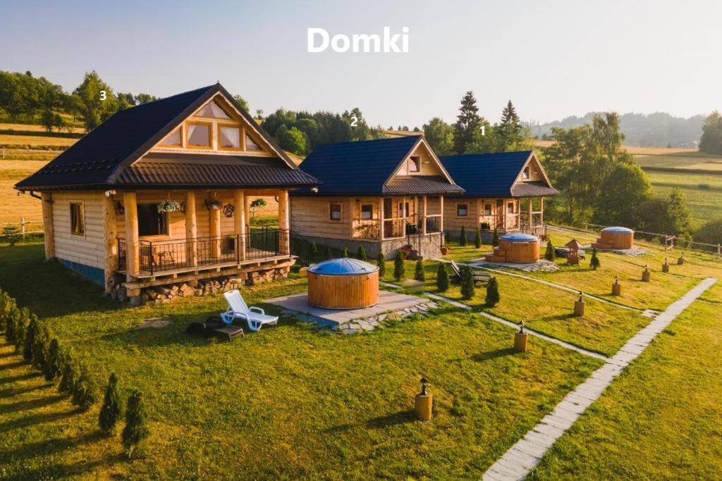Domki Gorce Klikuszowa Sauna Jacuzzi Exterior photo